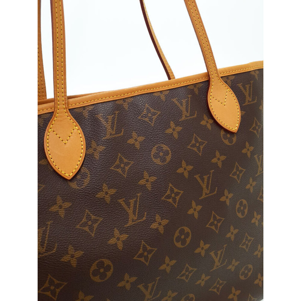 Louis Vuitton Monogram Leather Brown Neverfull Tote Bag - Picture 6 of 8